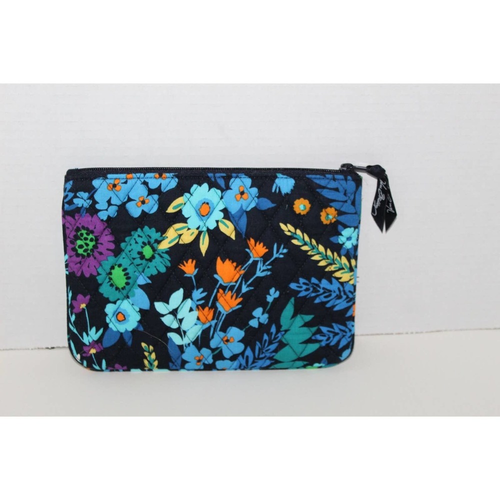 Vera Bradly Set Weekender Floral Travel Cargo Duffle Bag Midnight Blues H14591 - Picture 15 of 16